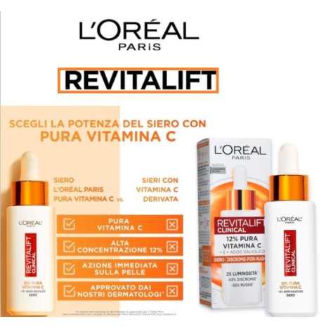 L'OREAL  PARIS - REVITALIFT CLINICAL SIERO 12% PURA VITAMINA C