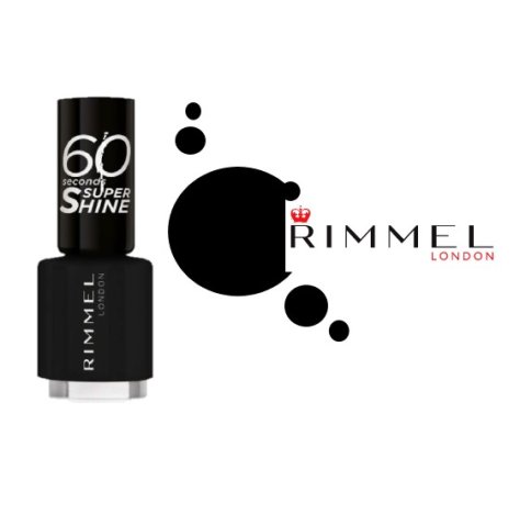 RIMMEL LONDON - SMALTO 60  SECONDI , 900 Black 