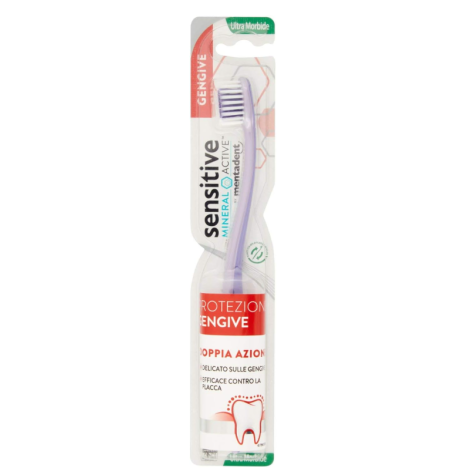 Mentadent Spazzolino Sensitive Mineral Active Protezione Gengive