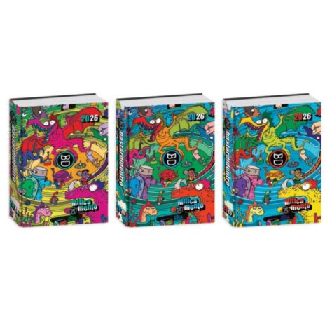 Diario Standard 16 mesi Special Bastardidento - 3 Modelli Assortiti