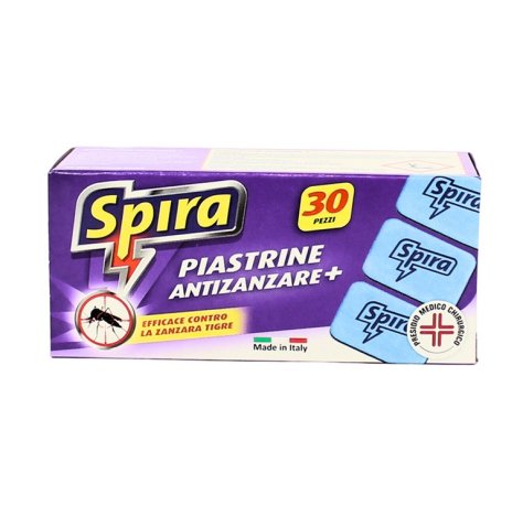 SPIRA PIASTRINE ANTIZANZARE - 30 PEZZI SPIRA PIASTRINE ANTIZANZARE - 30 PEZZI
