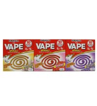 VAPE SPIRALI ANTIZANZARE 10 PEZZI - PROFUMAZIONI ASSORTITE