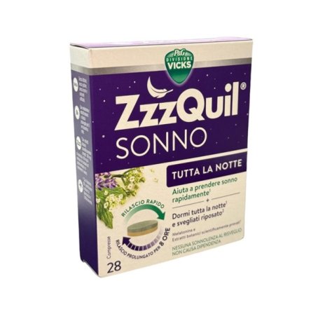 Vicks Zzzquil Sonno Tutta 28 Compresse