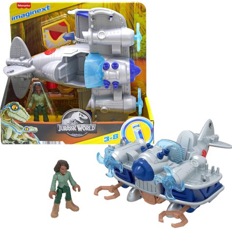 IMAGINEXT JURASSIC WORLD DOMINION - AEROPLANO E KAYLA