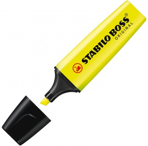 Evidenziatore Giallo Stabilo Boss