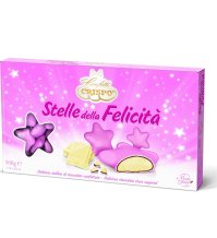 CRISPO CONFETTI STELLE DELLA FELICITÀ 500 GR ROSA PERLATE
