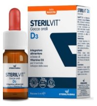 Sterilfarma Alimenti Sani e Biologici per bambini Sterilvit D3 Gocce Orali 5 ml