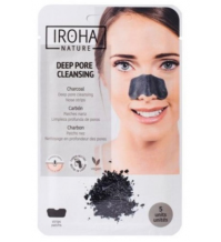 IROHA Patch per il naso Pulizia profonda dei pori con carbone attivo 5 pz