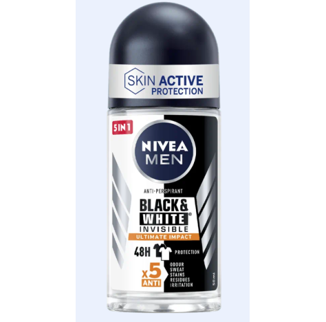Nivea BLACK & WHITE INVISIBLE ULTIMATE IMPACT ROLL ON