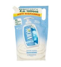 VIDAL SAPONE LIQUIDO BUSTA RICARICA 1200 ML - TALCO