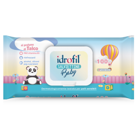 Salvietta Baby Talco 100pz