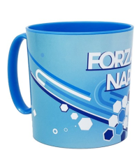 Forza Napoli - Tazza in plastica 350ml per bambini, Bpa free