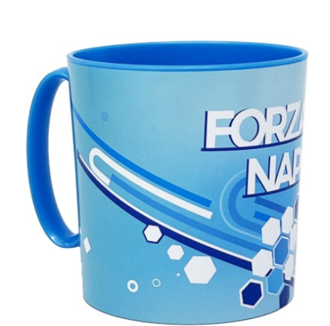 Forza Napoli - Tazza in plastica 350ml per bambini, Bpa free
