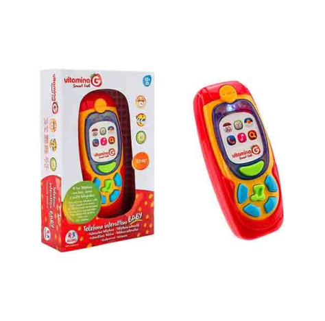 Globo vitamina G telefono batteria try me con luce suoni musiche 05275