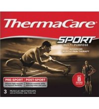 Thermacare Sport 8H Cerotti Autoriscaldanti Per Dolori Muscolari 3 Pezzi