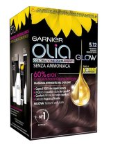 Garnier Olia 5.12 Castano Freddo Iridescente - Colorazione Permanente Senza Ammoniaca