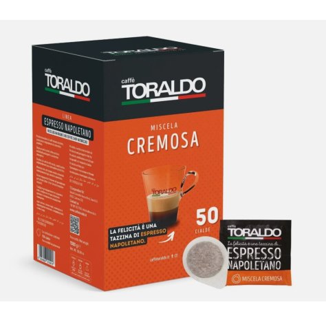 CAFFÈ TORALDO - BOX CIALDE MISCELA CREMOSA 50 CIALDE 