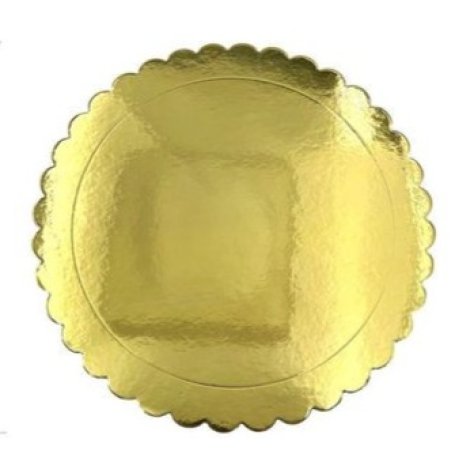 VASSOIO SOTTOTORTA DORATO TONDO - 32 CM