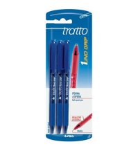 SET PENNE GRIP BLU 4 PEZZI 