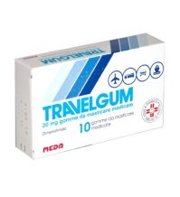 Travelgum 10 gomme masticabili 20 mg