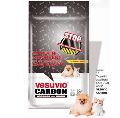 TAPPETINI CARBONE PER CANI VESUVIO - 60x90 CM