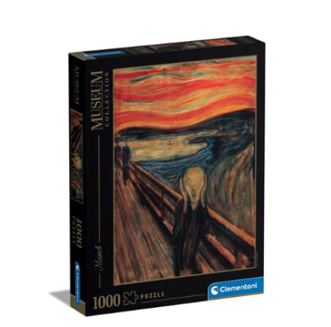CLEMENTONI Munch L'Urlo 1000 pezzi Museum Collection