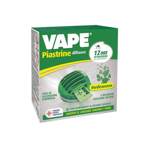 VAPE VERDESSENZA ANTIZANZARE BASE + 6 PIASTRINE