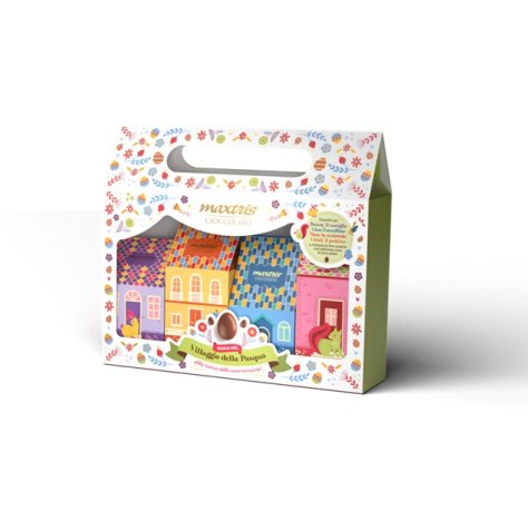 MAXTRIS BOX VILLAGGIO DI PASQUA SET 4 CASETTE OVETTE ASSORTITI- 550G MAXTRIS BOX VILLAGGIO DI PASQUA SET 4 CASETTE OVETTE ASSORTITI- 550G