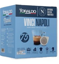 CAFFÈ TORALDO - BOX  VINCI NAPOLI CIALDE MISCELA CREMOSA 75  CIALDE 