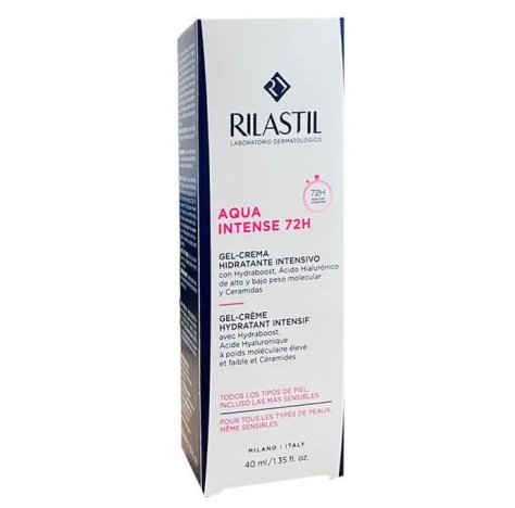 Rilastil Aqua Intense 72h Gel-Crema Idratante Intensivo Nuova Formula 40ml