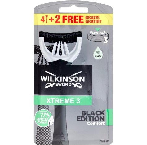 WILKINSON XTREME 3 ACTIVE UOMO 4+2