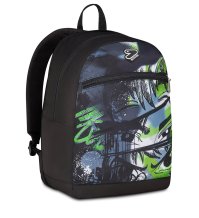 Zaino Seven Reversible Backpack Grs Con Earphones Wireless - Fluo Green