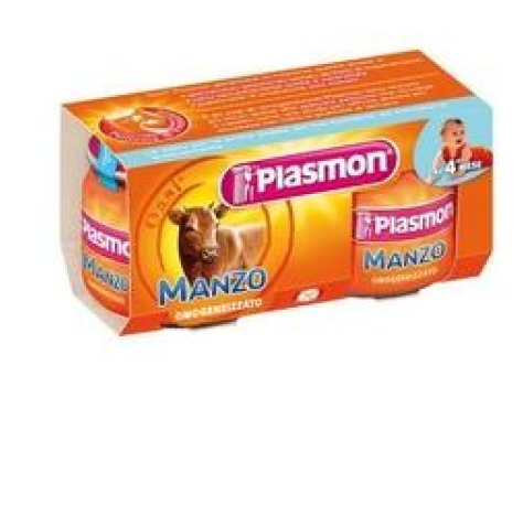 Plasmon Omog Manzo 80gx2pz