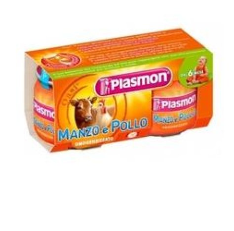 Plasmon omogenizzato manzo e pollo 2x80g