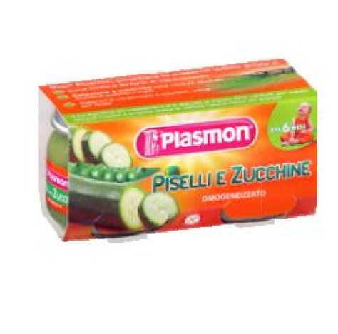 PLASMON (HEINZ ITALIA SpA) Plasmon omogenizzato piselli e zucchine 2x80g  