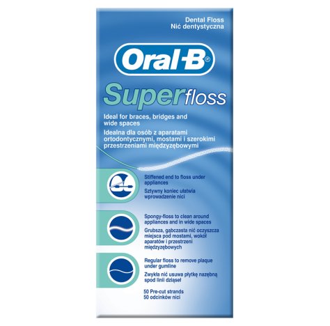 PROCTER & GAMBLE Srl Oral b filo interdentale superfloss 