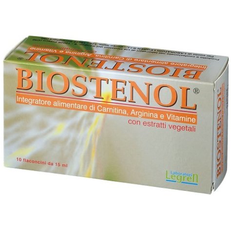 LABORATORI LEGREN Biostenol Integratore Con Attivita Tonico-energizzante 10 Flaconcini__+ 1 COUPON__
