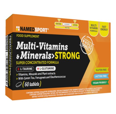 Namedsport Srl NAMEDSPORT® Multi-vitamins & Minerals 36 g Compresse 