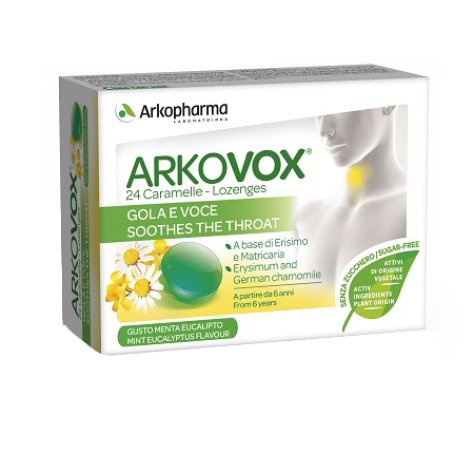 ARKOVOX MENTA EUCALIPTO 24 PASTIGLIE 2,4G