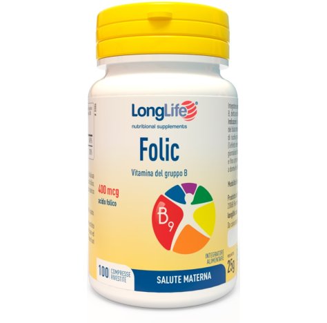 LONGLIFE FOLIC 400MCG 100CPR