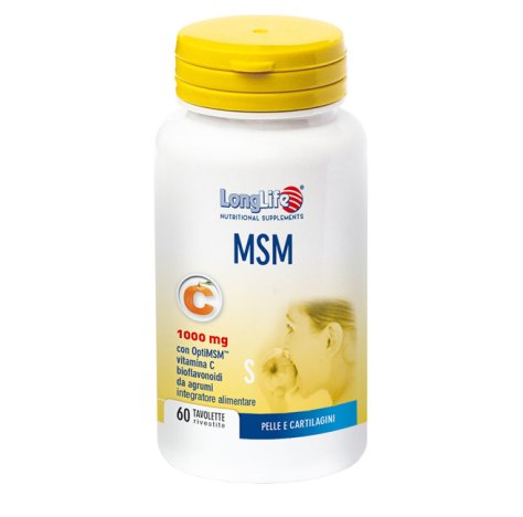 LONGLIFE MSM 1000MG 60TAV