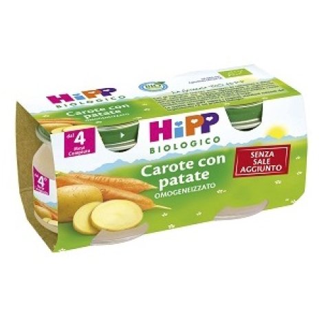 HIPP ITALIA Srl Hipp bio omogenizzato carote e patate 2x80g 