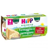 HIPP ITALIA Srl Hipp bio omogenizzato formaggino e parmigiano 2x80g 