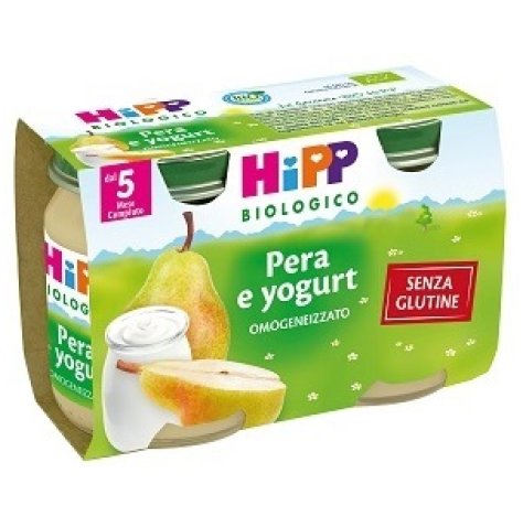 HIPP ITALIA Srl Hipp bio omogenizzato frutta pera e yogurt 2x125g 