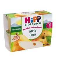 Hipp bio frutta grattugiata mela pera 4x100g 