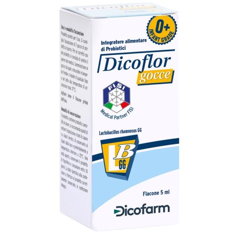 DICOFARM Spa Dicoflor gocce 5ml integratore alimentare