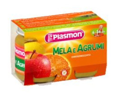  Plasmon omogenizzato mela e agrumi 2x104g