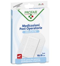 PROFAR MED POSTOP 10X15CM 4PZ