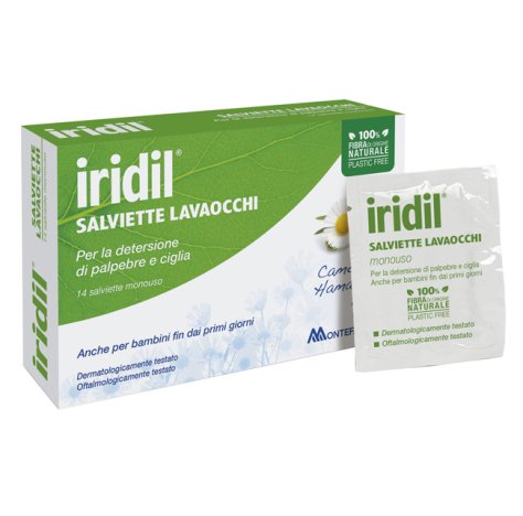 MONTEFARMACO OTC Spa Iridil lavaocchi 14 salviette sterili monouso