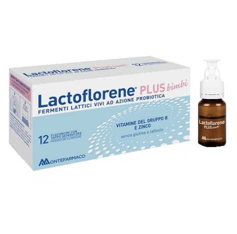 MONTEFARMACO OTC Spa Lactoflorene Plus Bimbi 12 flaconcini